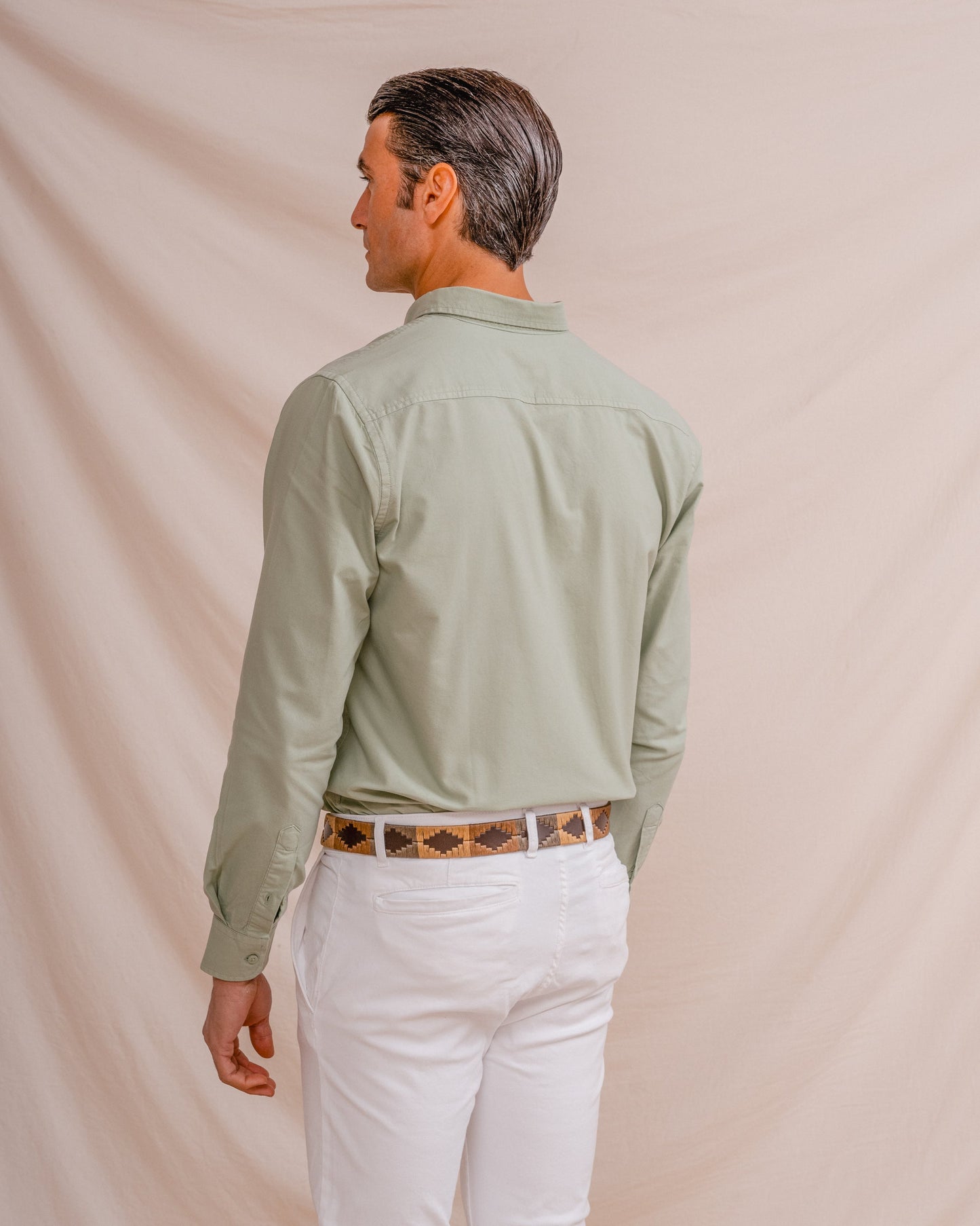 CAMISA OXFORD VERDE