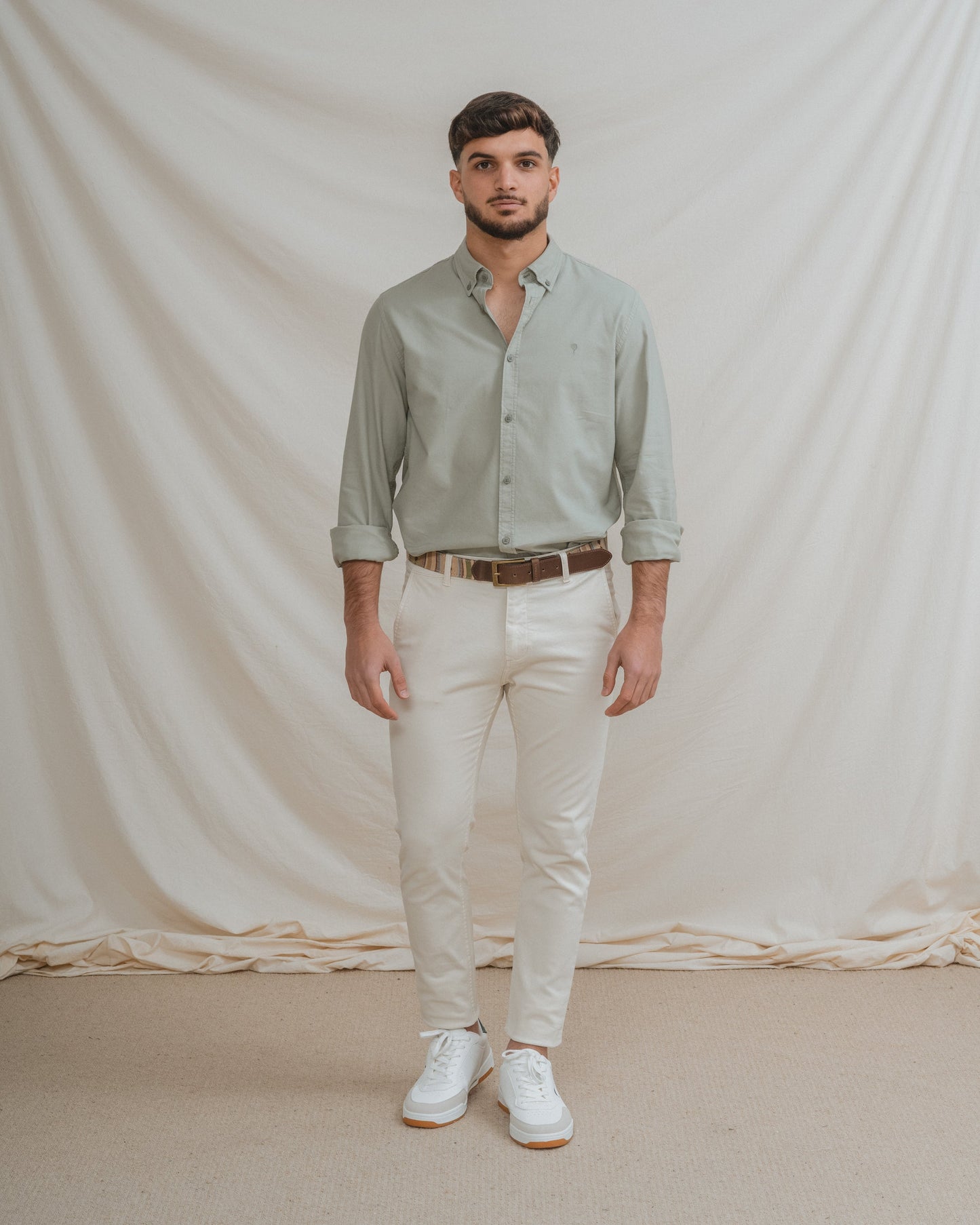 CAMISA OXFORD VERDE