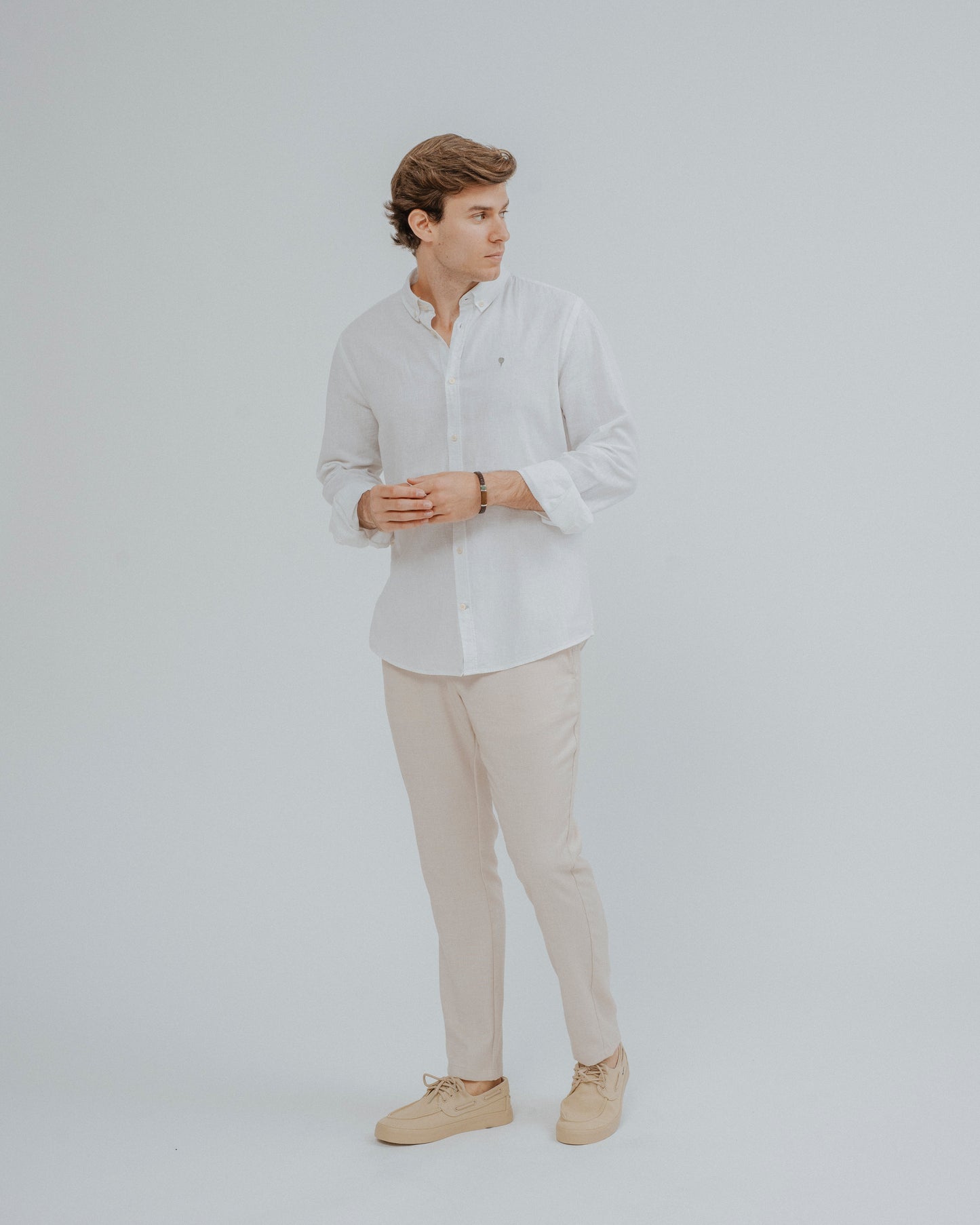 CAMISA LINO BLANCA