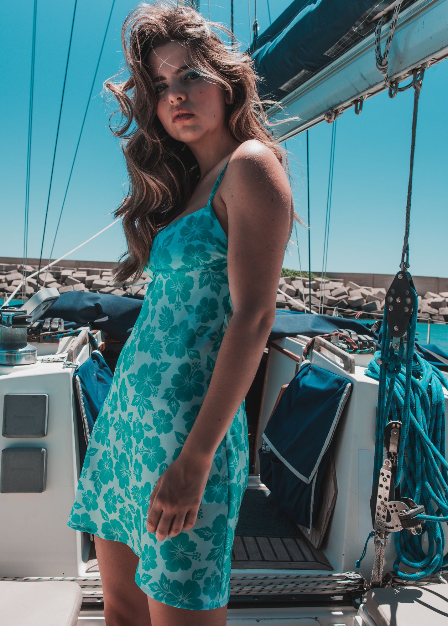 VESTIDO ESTAMPADO SATINADO