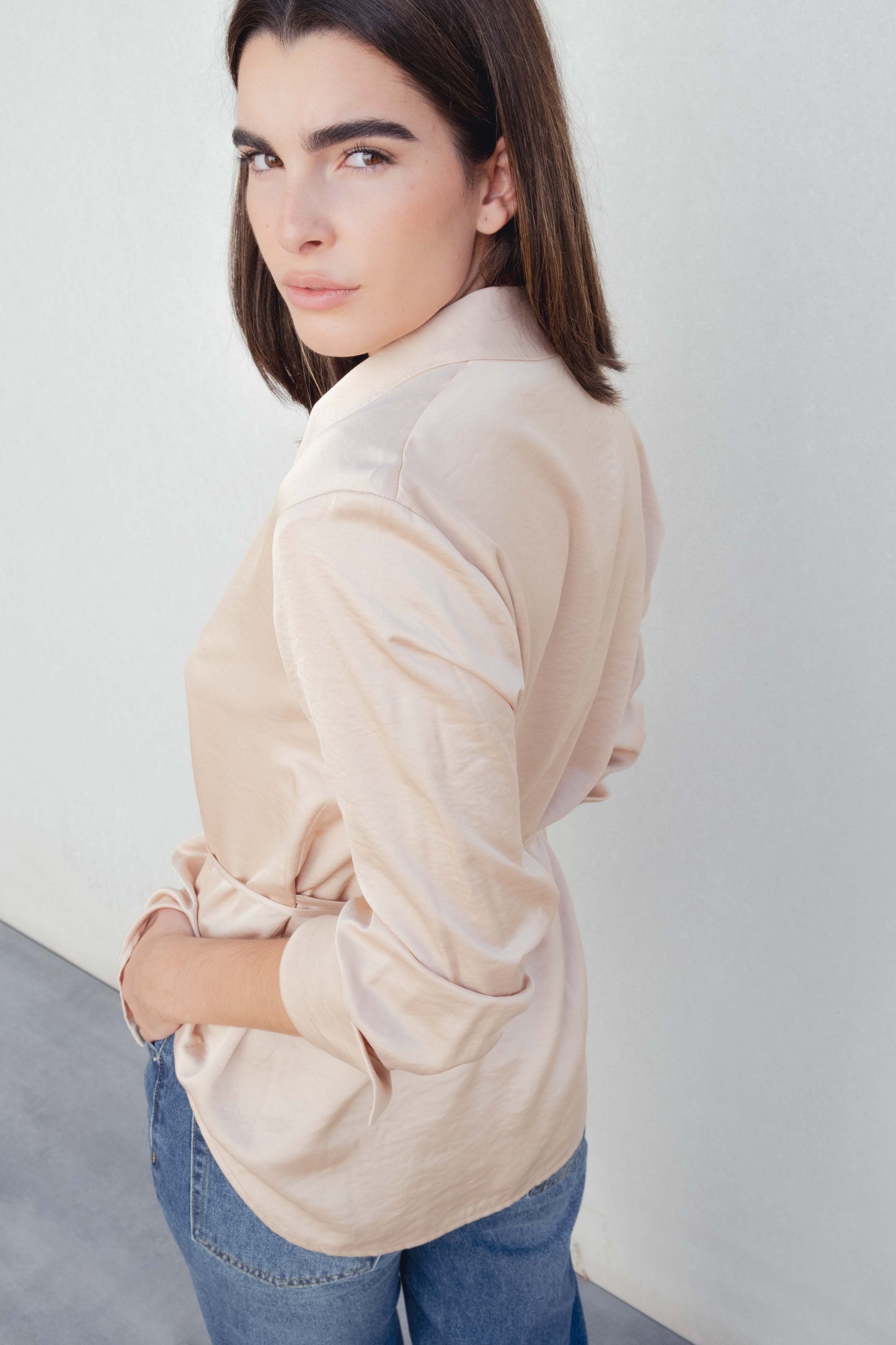 CAMISA SATINADA