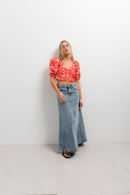 TOP ESTAMPADO FLORES