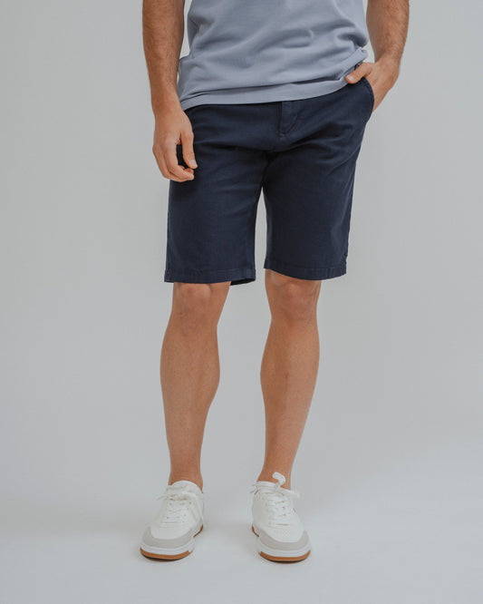 BERMUDA CHINO AZUL