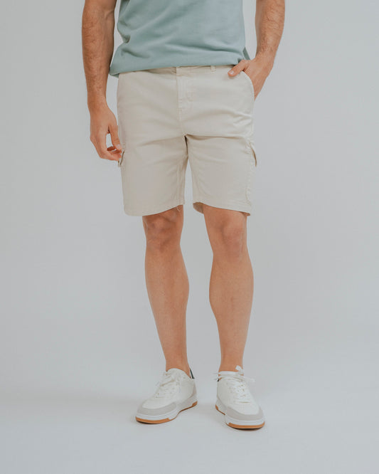 BERMUDA CHINO CARGO BEIGE