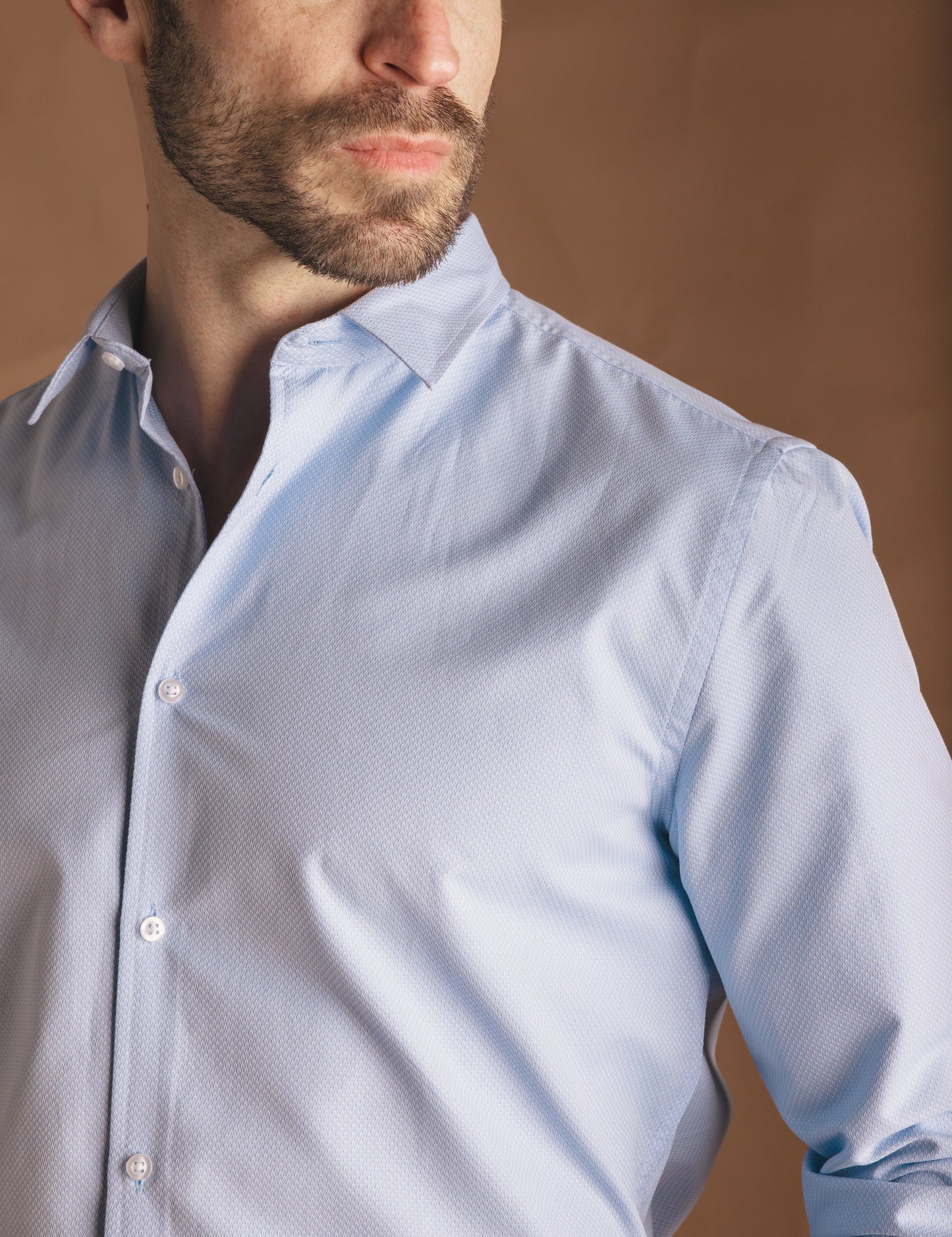 CAMISA VESTIR CELESTE