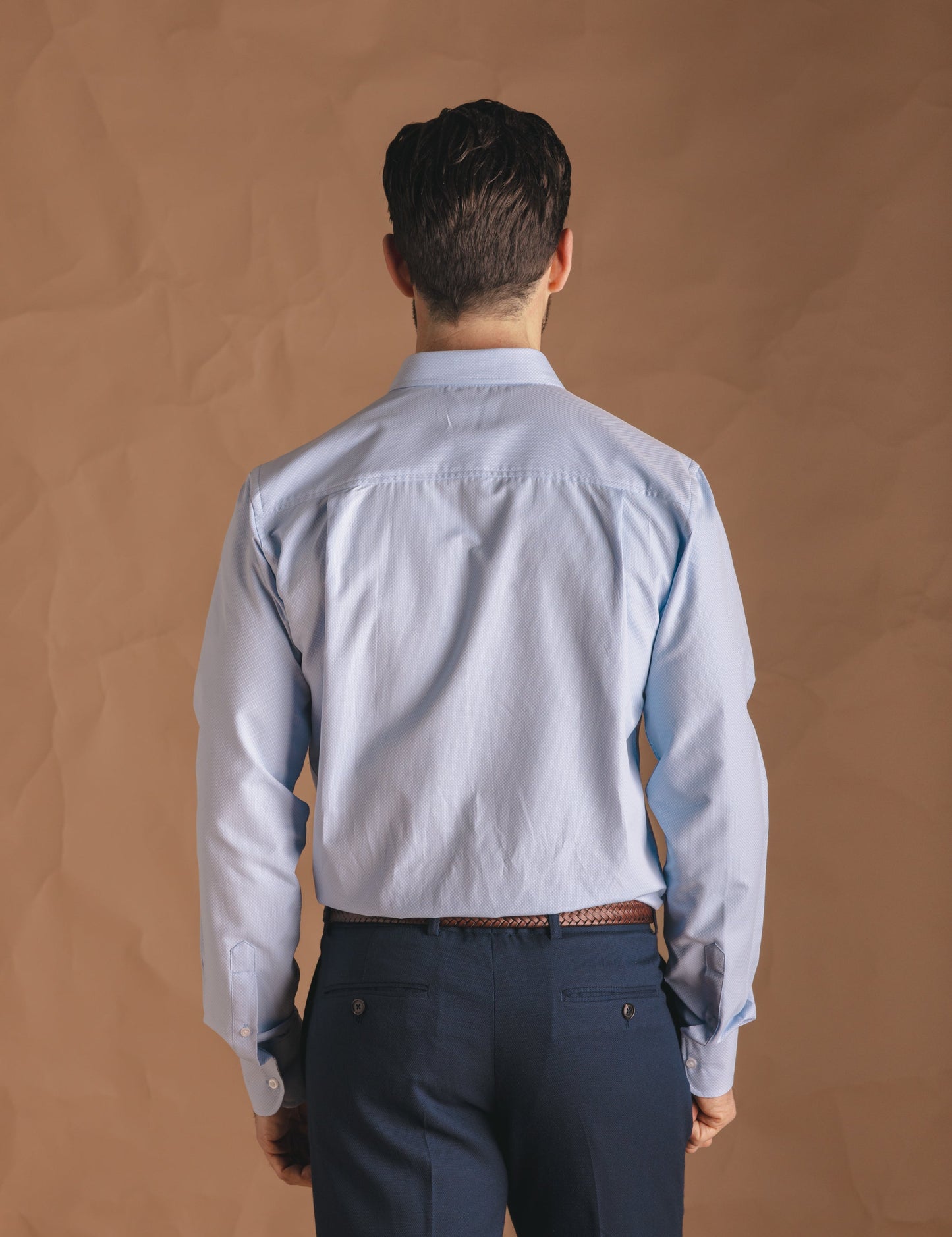 CAMISA VESTIR CELESTE