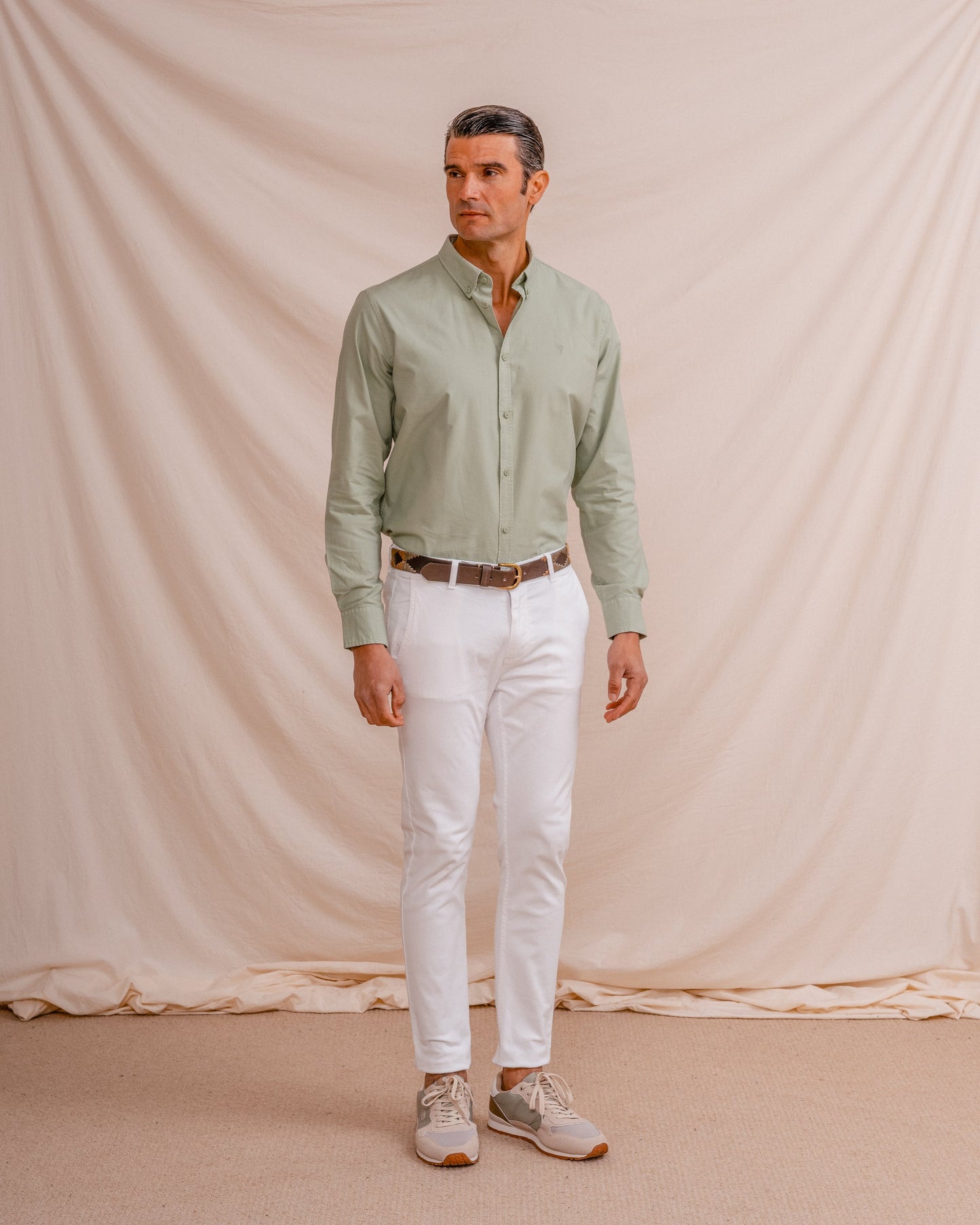 CAMISA OXFORD VERDE