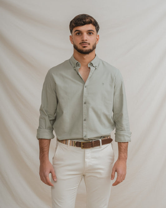 CAMISA OXFORD VERDE