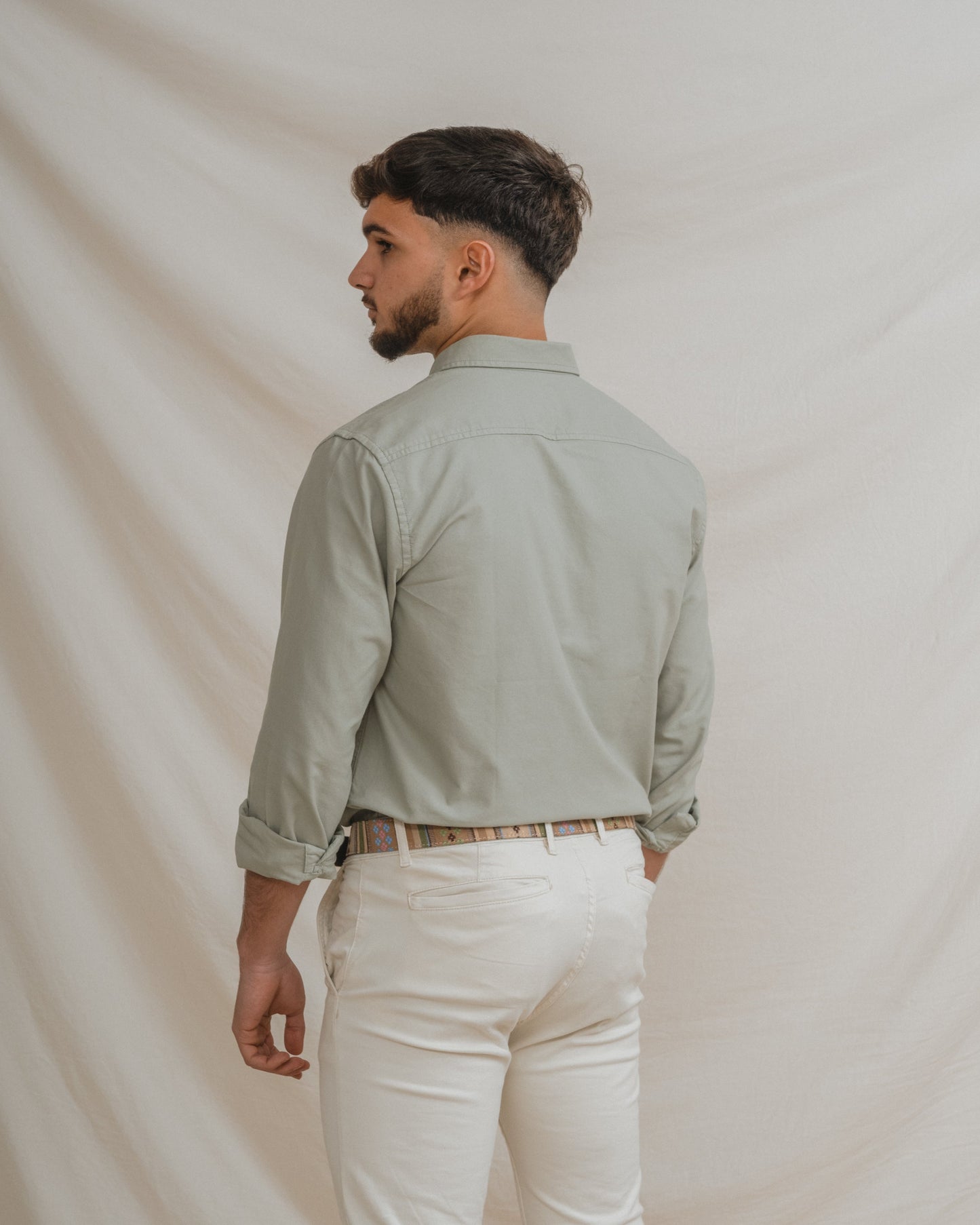CAMISA OXFORD VERDE