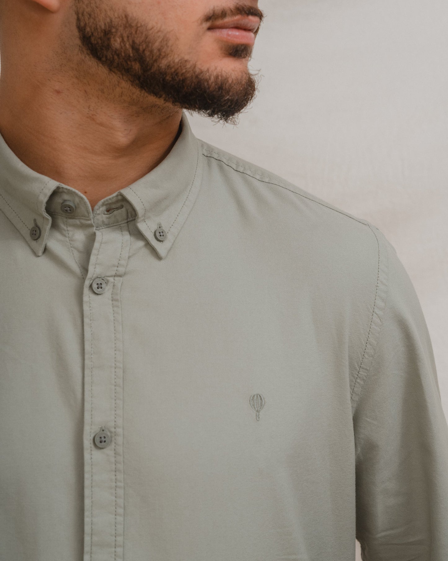 CAMISA OXFORD VERDE