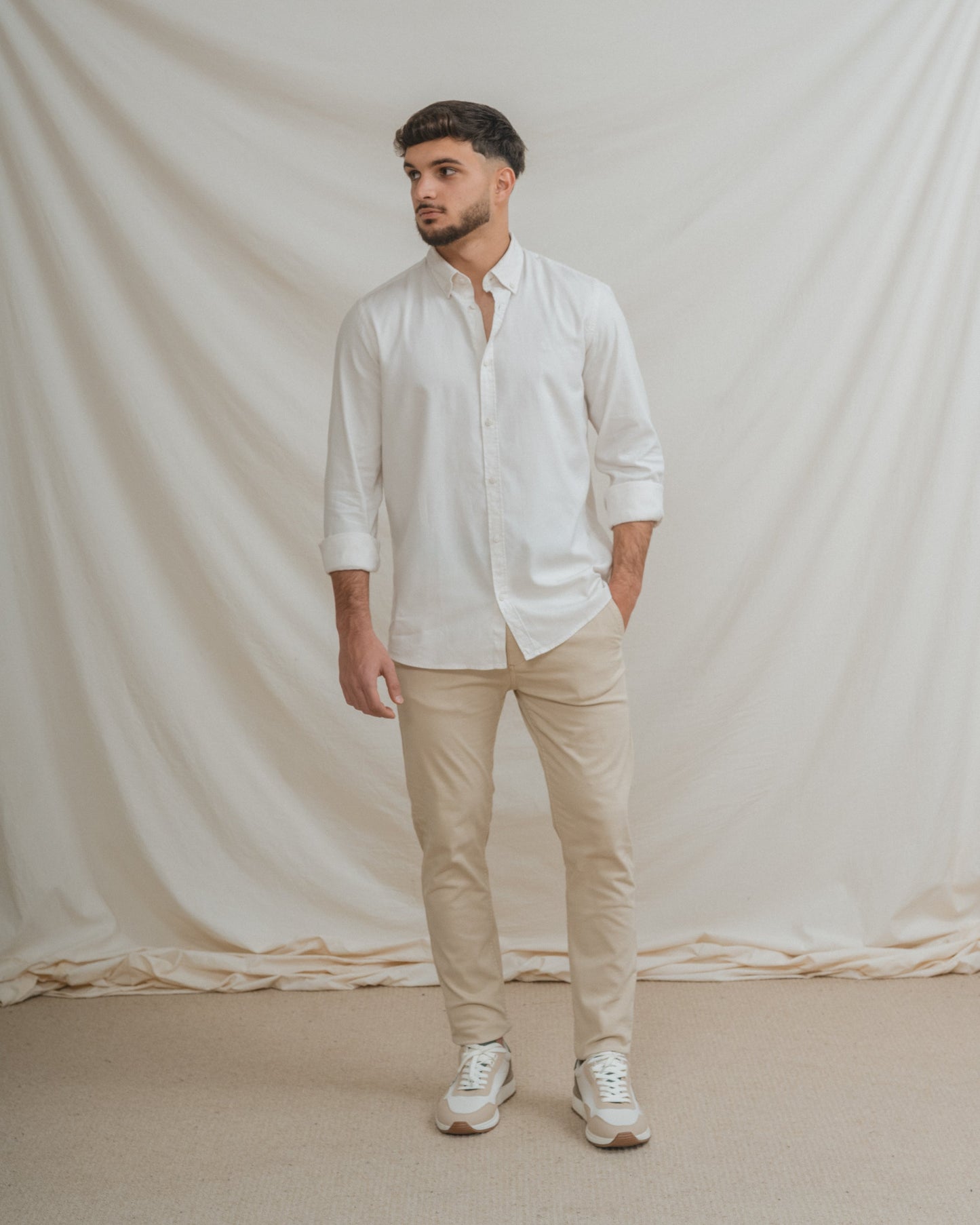 CAMISA ESTRUCTURA BLANCA