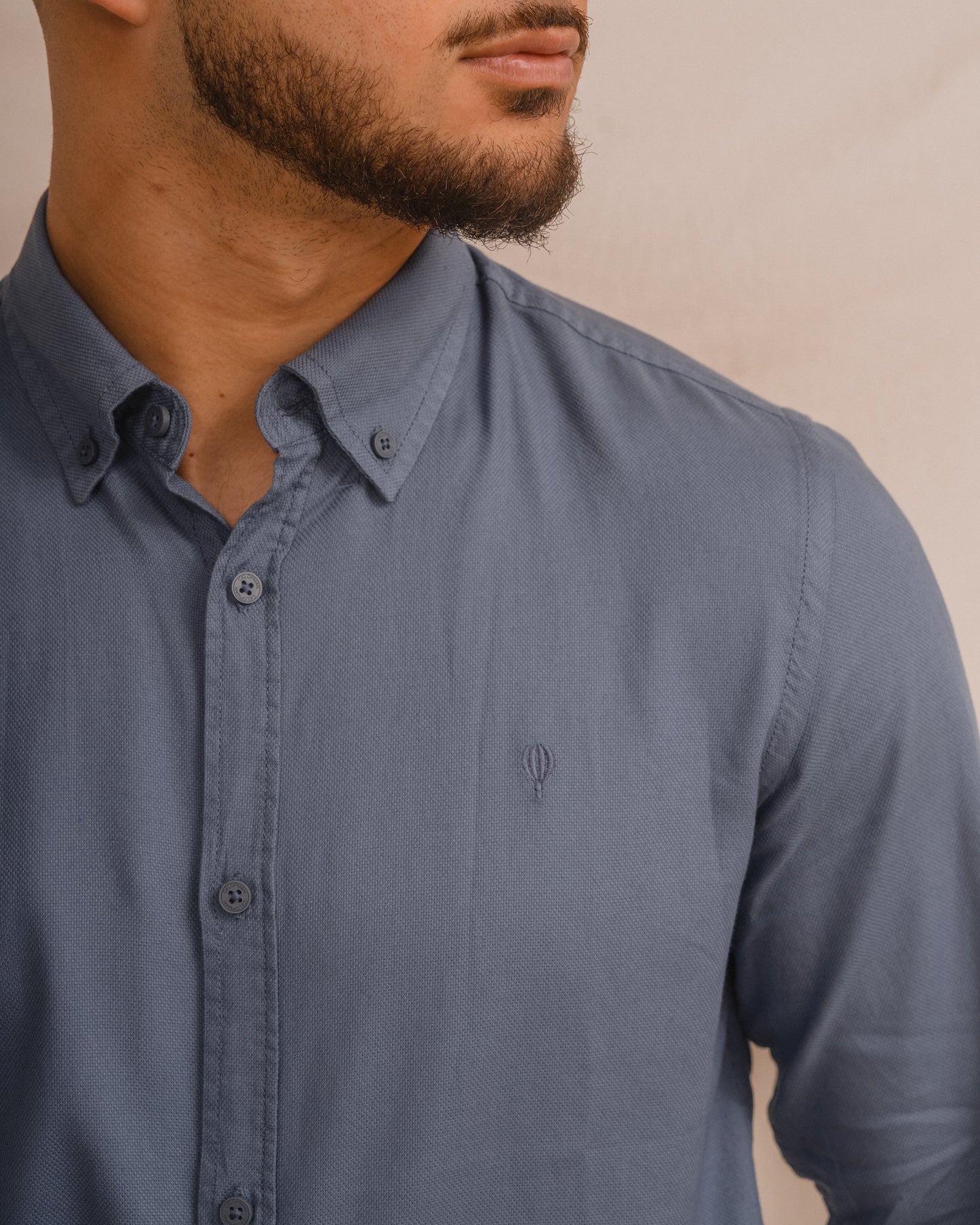 CAMISA ESTRUCTURA AZUL