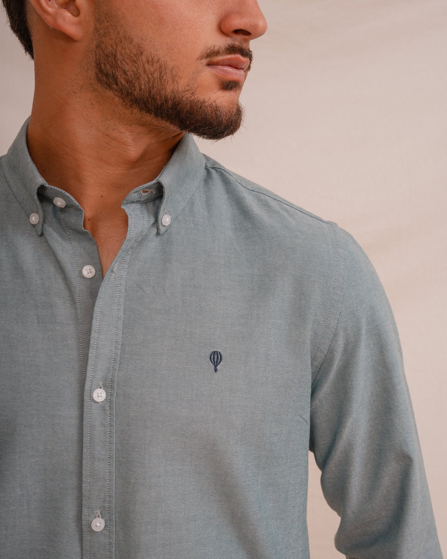 CAMISA OXFORD VERDE