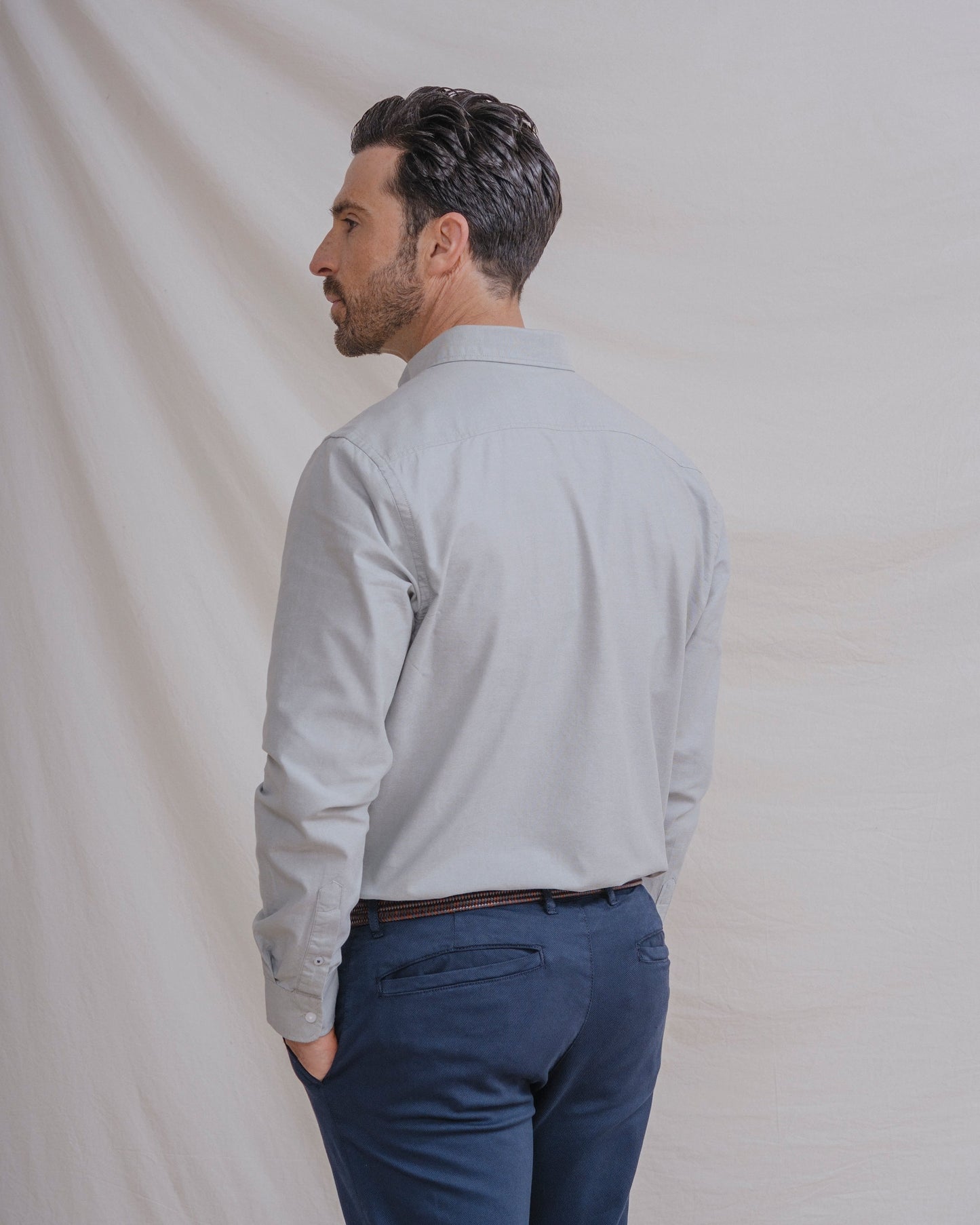 CAMISA OXFORD VERDE