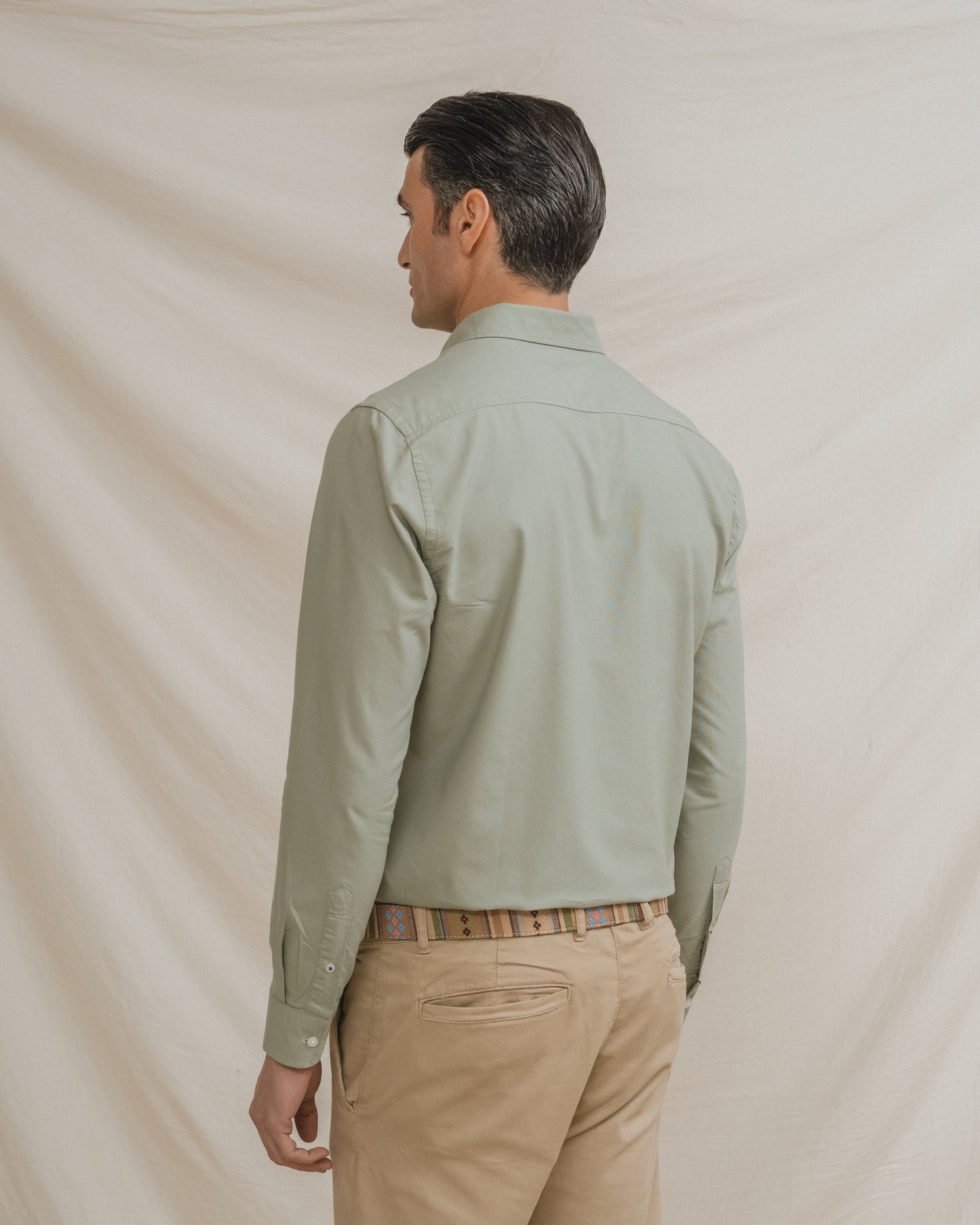 CAMISA OXFORD VERDE