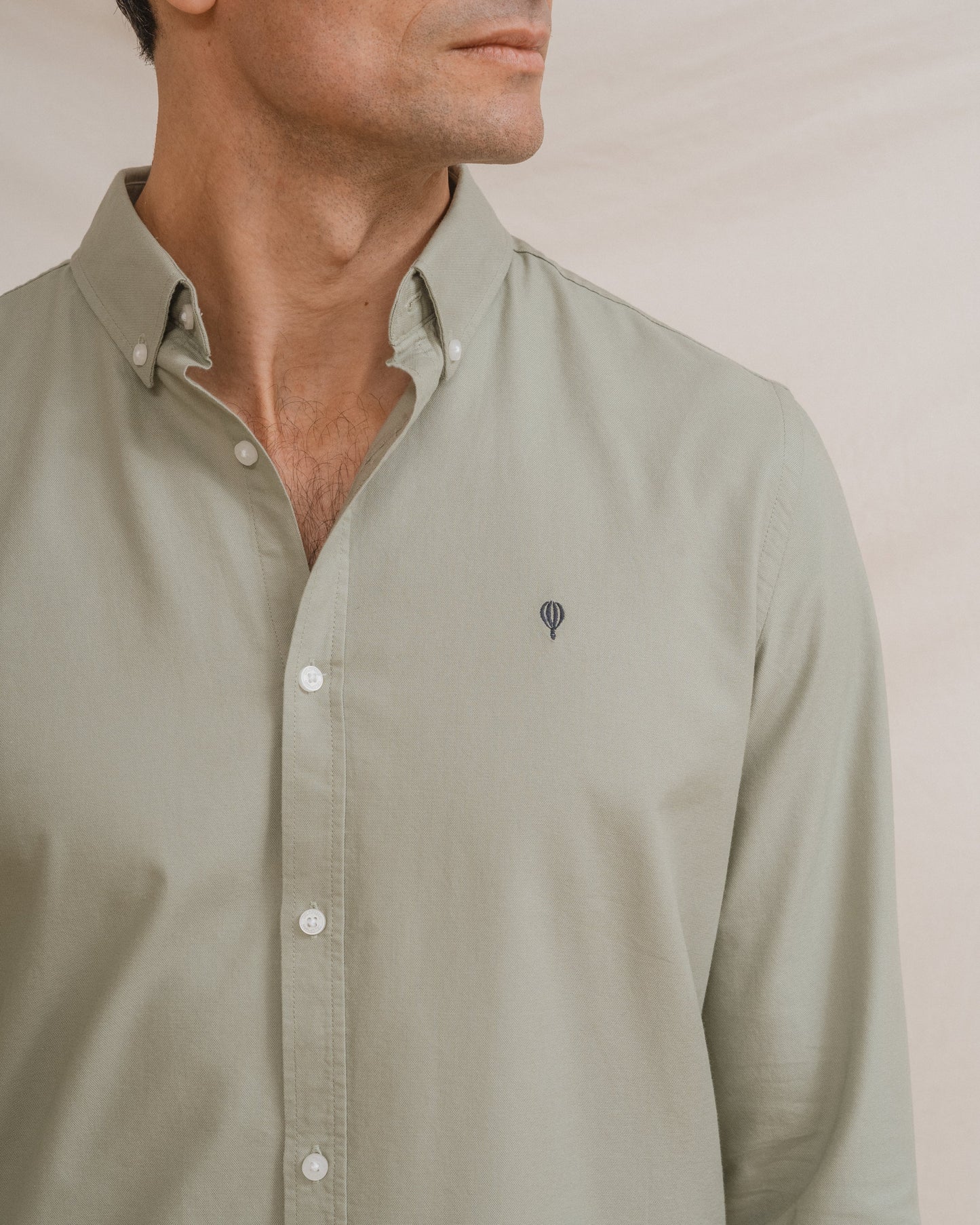 CAMISA OXFORD VERDE