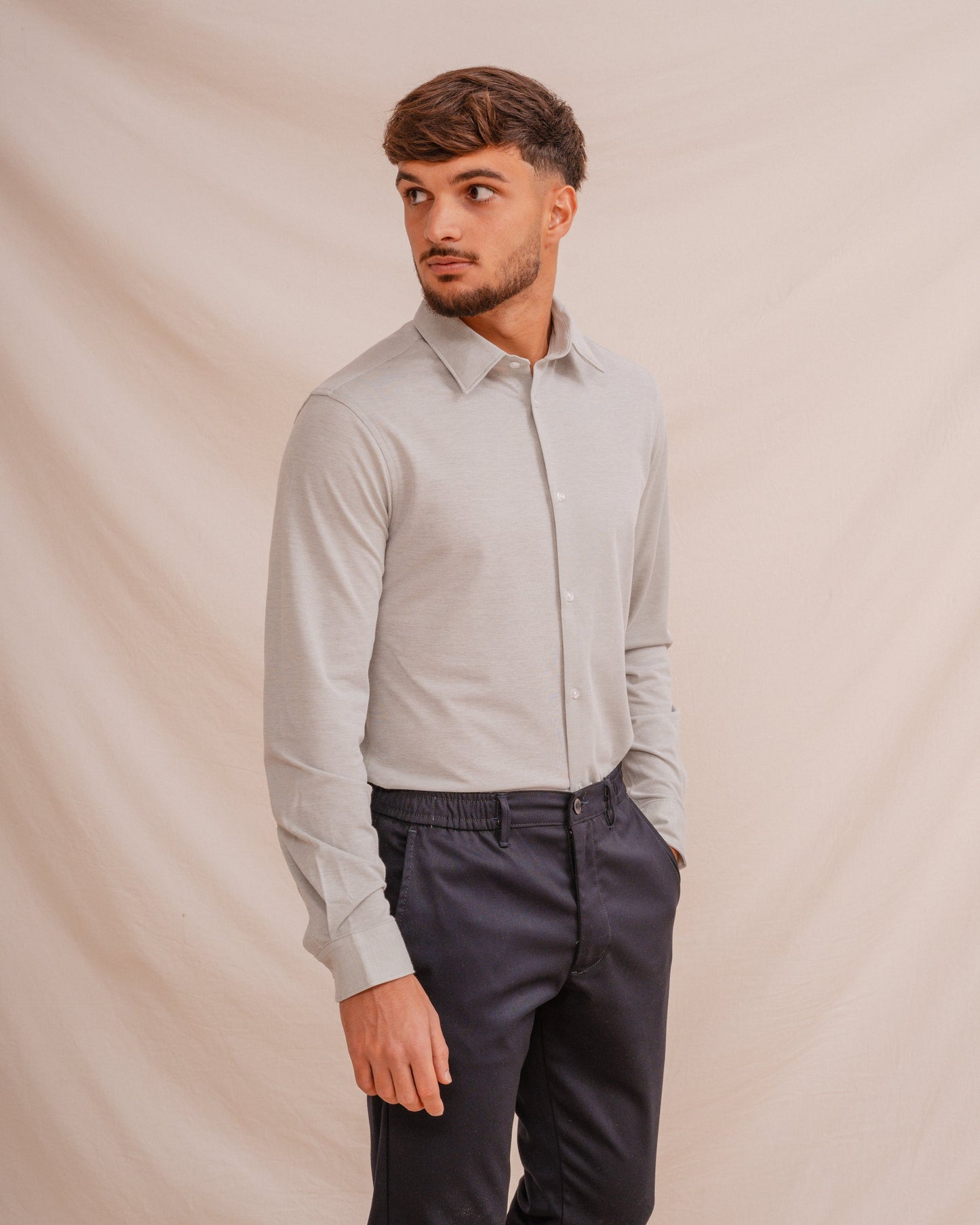 CAMISA PUNTO VERDE