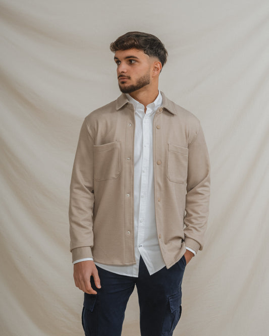 SOBRECAMISA PUNTO BEIGE