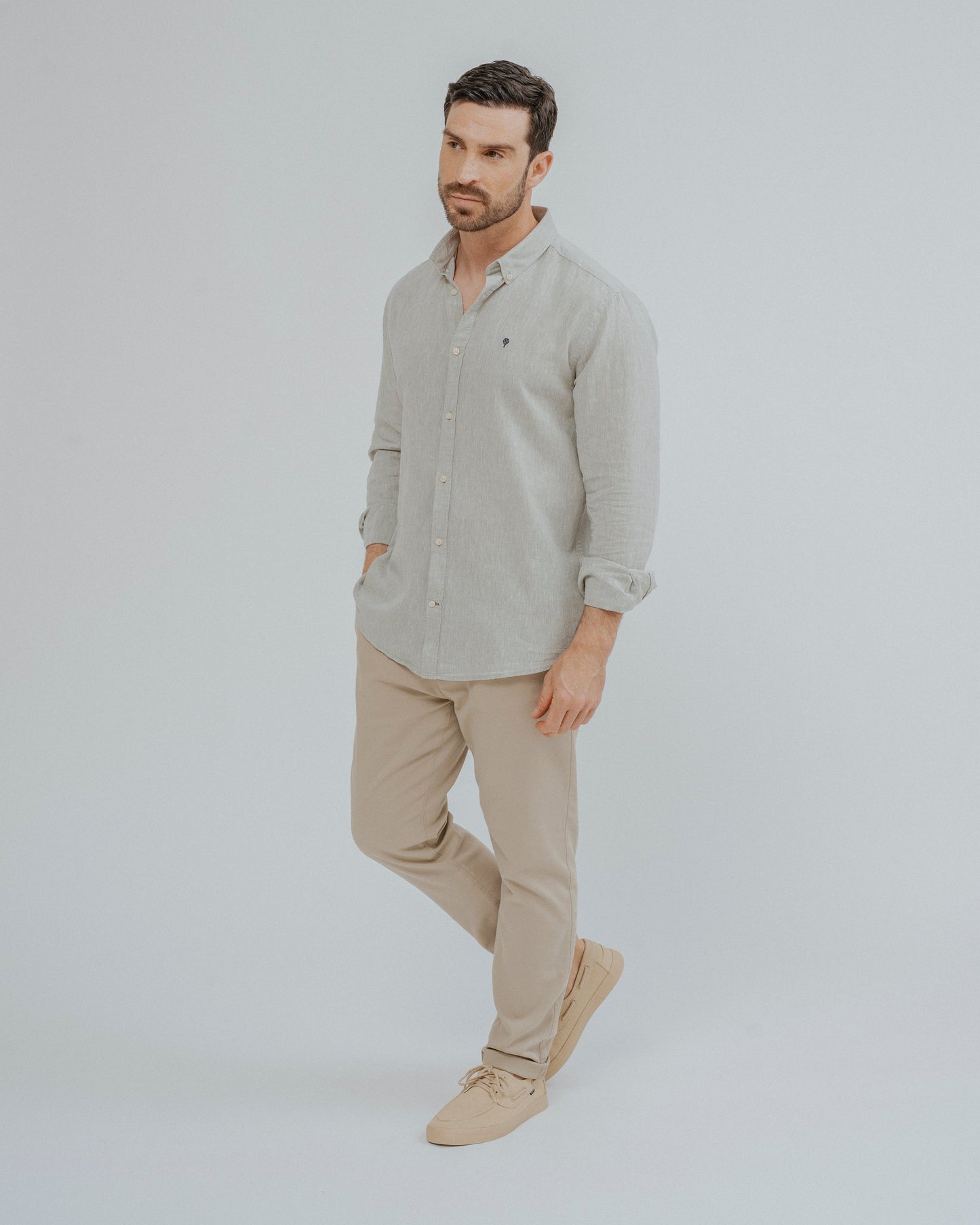 CAMISA LINO VERDE