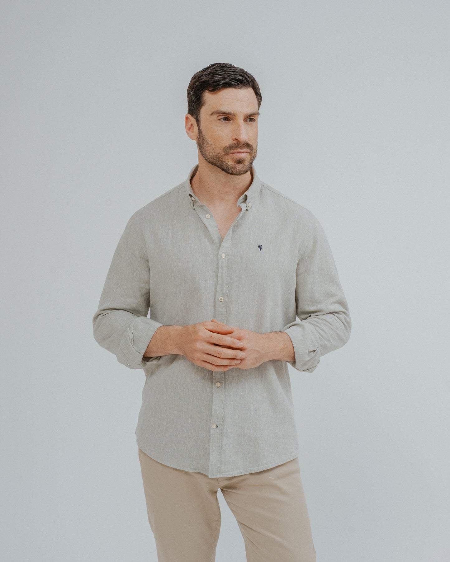 CAMISA LINO VERDE
