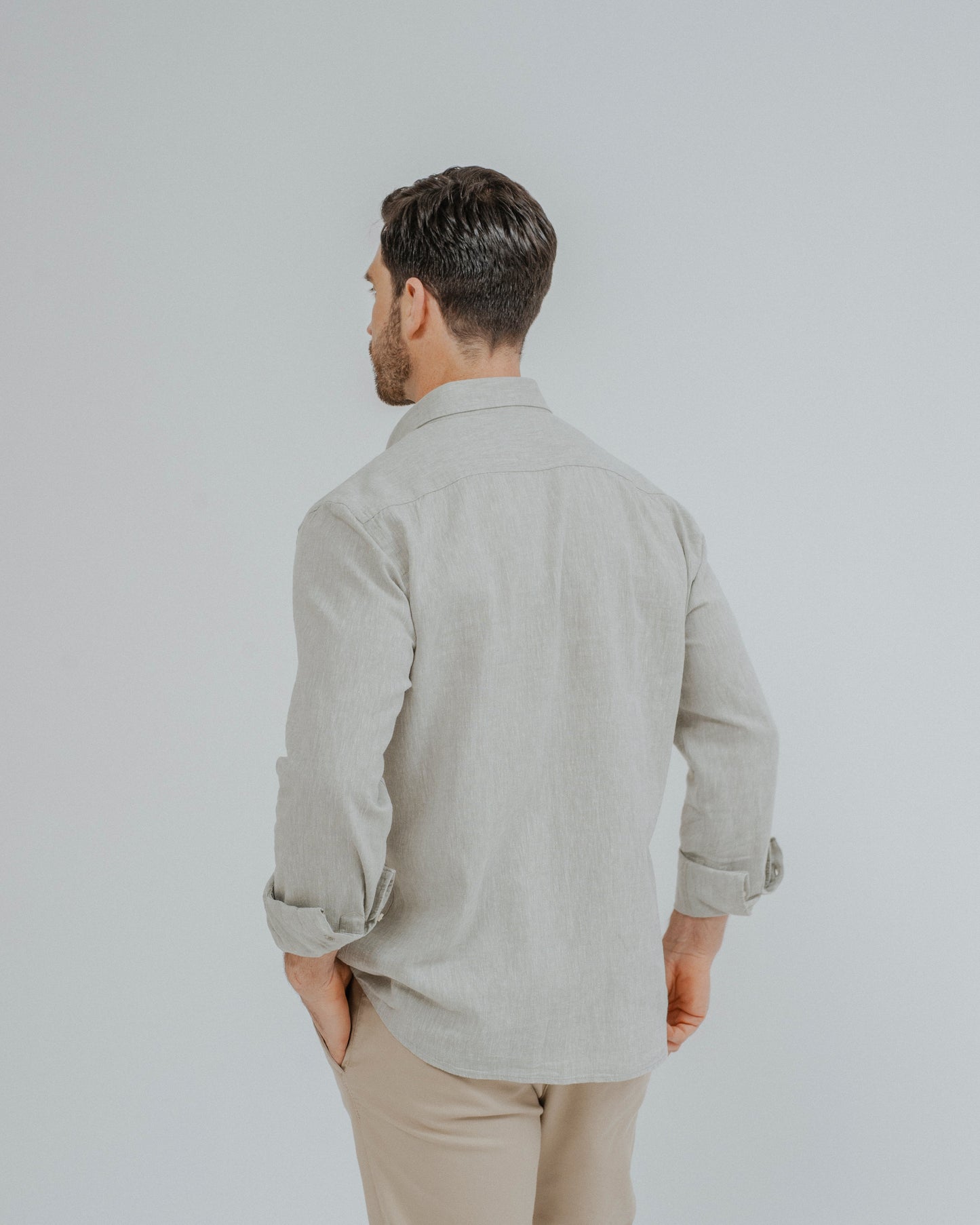 CAMISA LINO VERDE