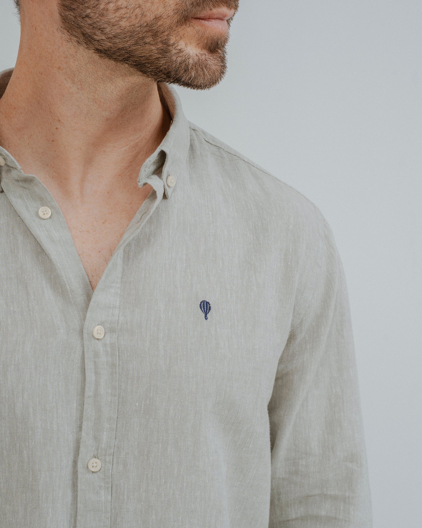 CAMISA LINO VERDE