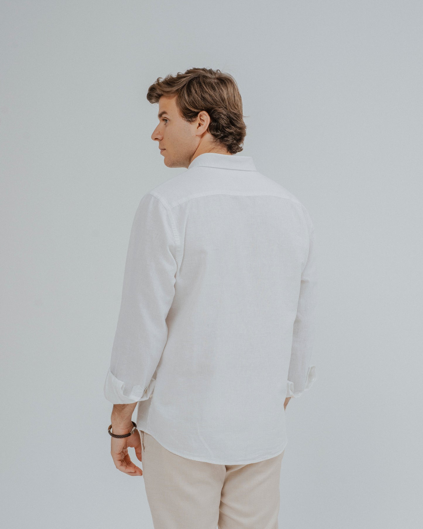 CAMISA LINO BLANCA