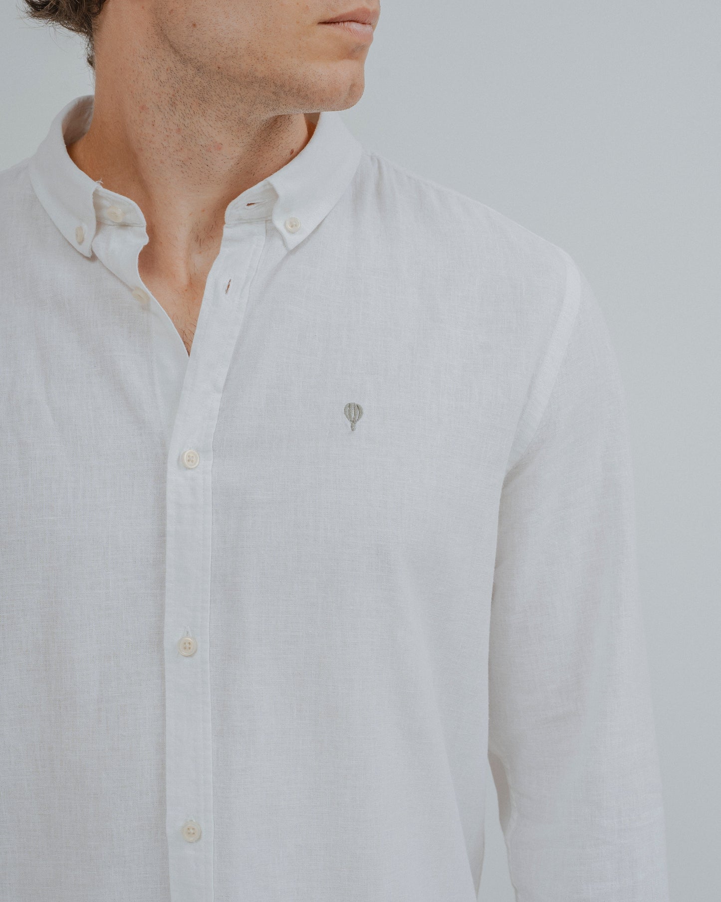 CAMISA LINO BLANCA