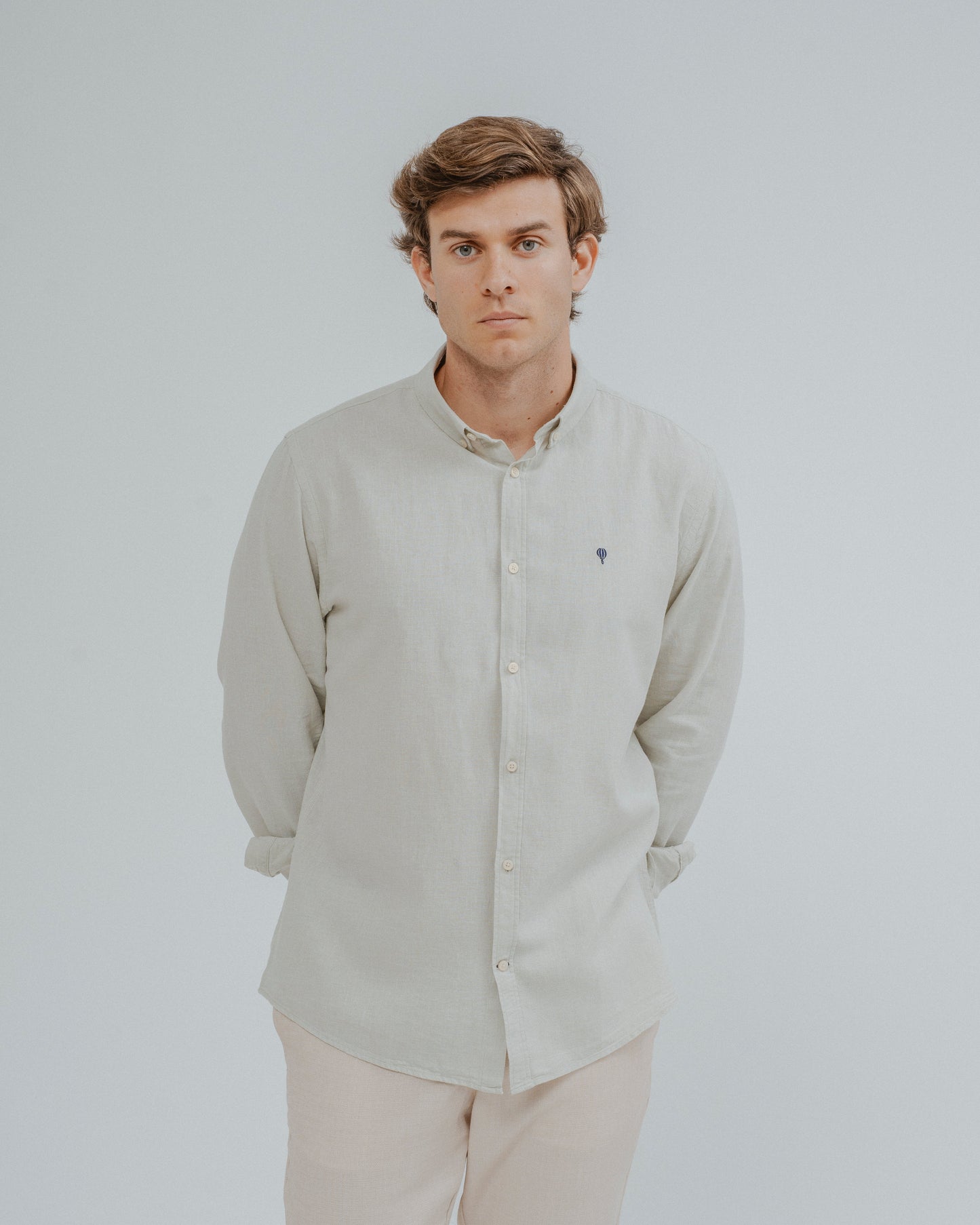 CAMISA LINO VERDE