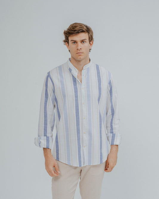 CAMISA LINO RAYAS