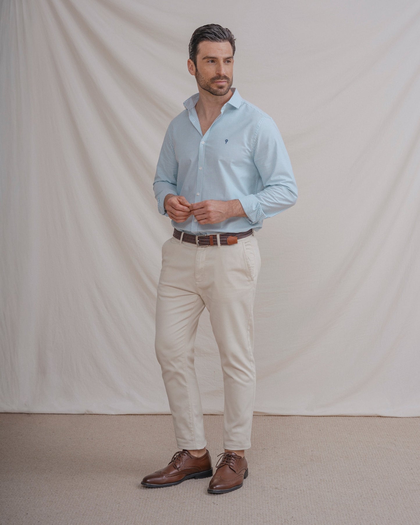 CAMISA OXFORD RAYA