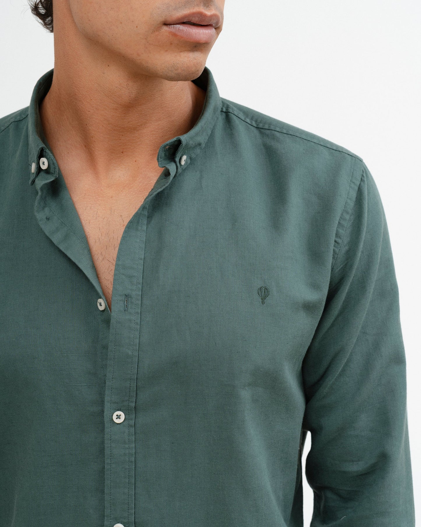 CAMISA LINO VERDE