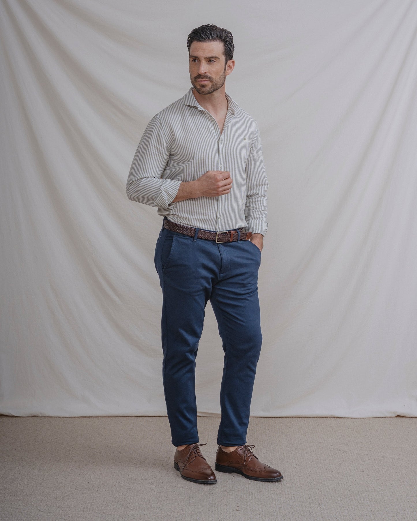 CAMISA LINO RAYA