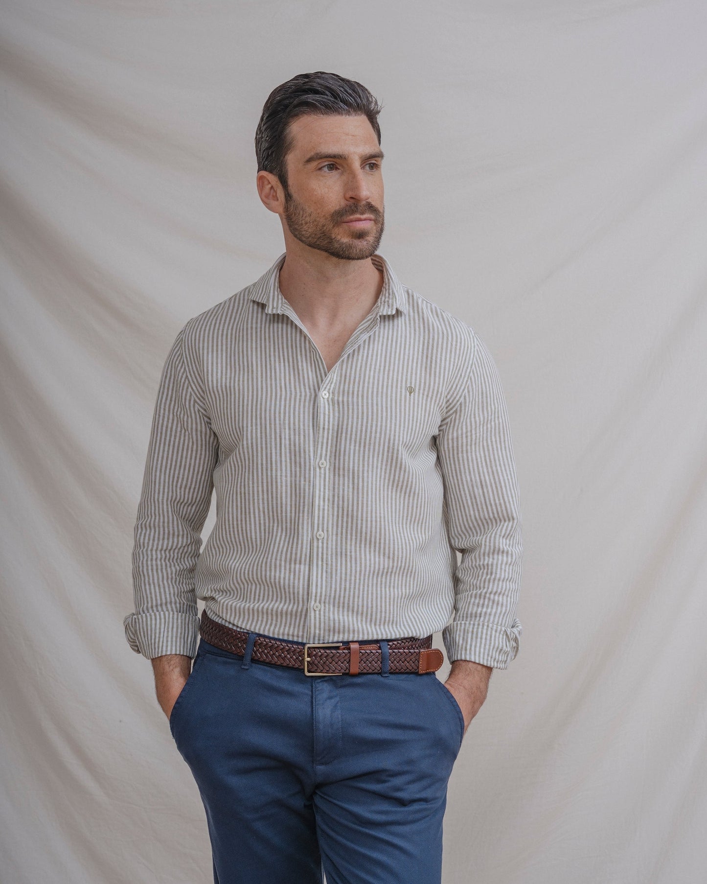 CAMISA LINO RAYA