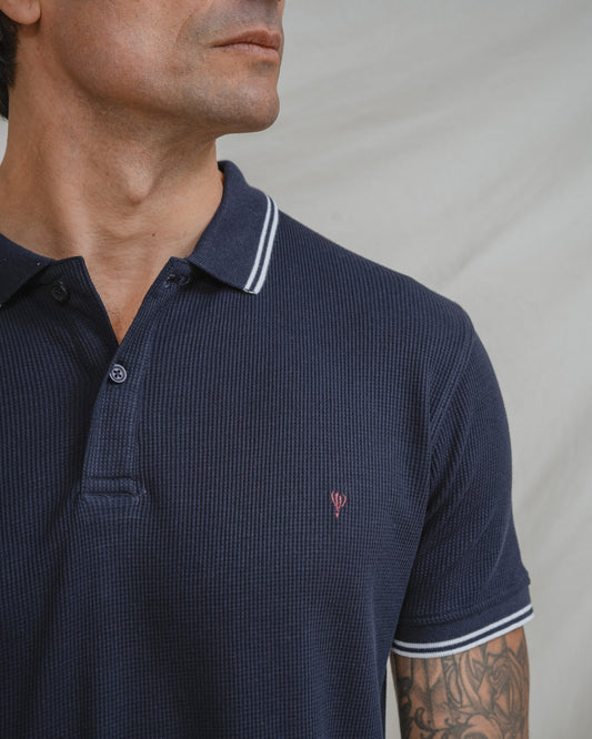 POLO ESTRUCTURA AZUL