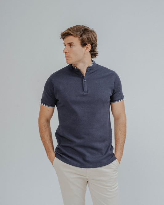 POLO ESTRUCTURA DOBLE CUELLO MAO