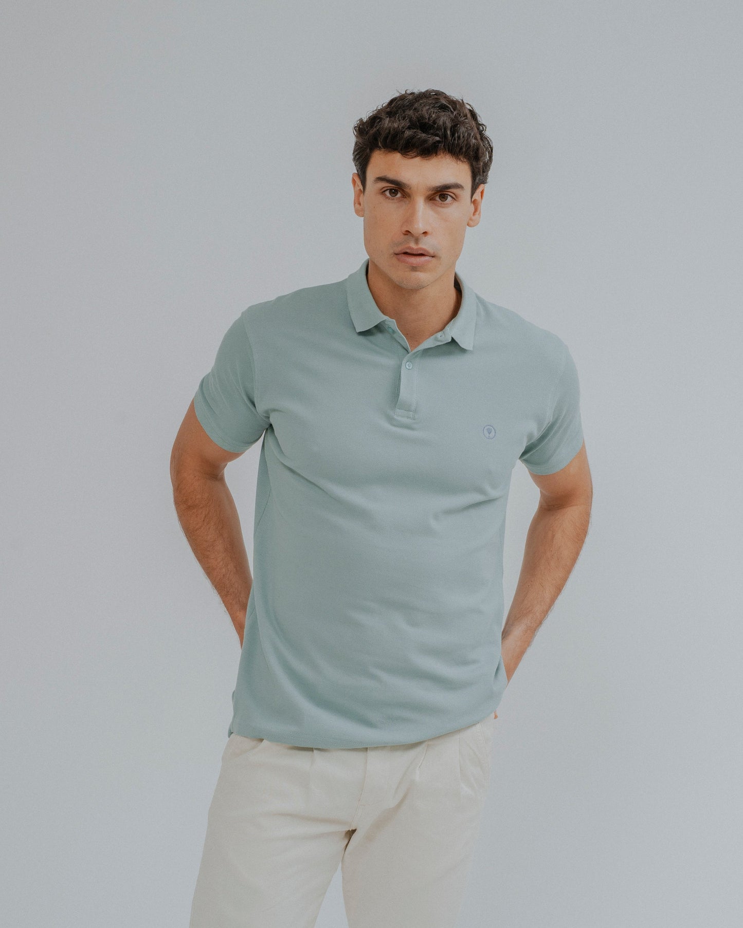 POLO BÁSICO REGULAR FIT VERDE