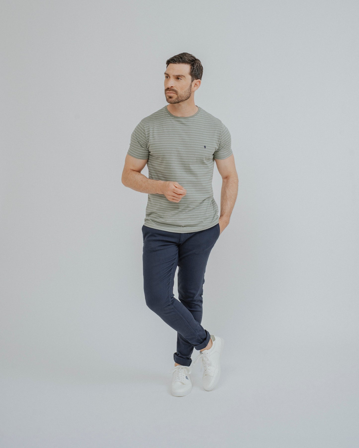 CAMISETA VERDE RAYA DIPLOMÁTICA