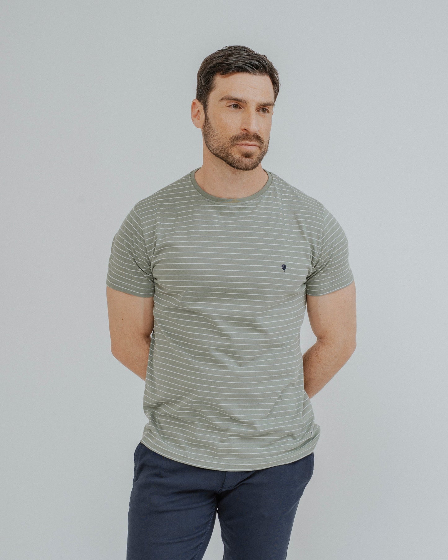 CAMISETA VERDE RAYA DIPLOMÁTICA