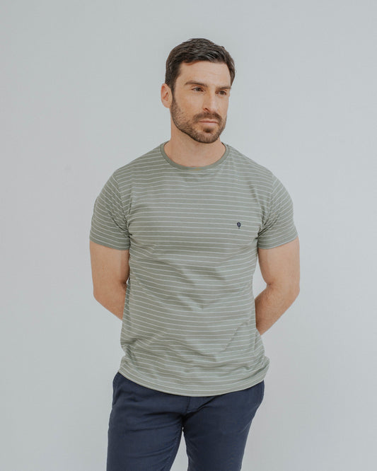 CAMISETA VERDE RAYA DIPLOMÁTICA