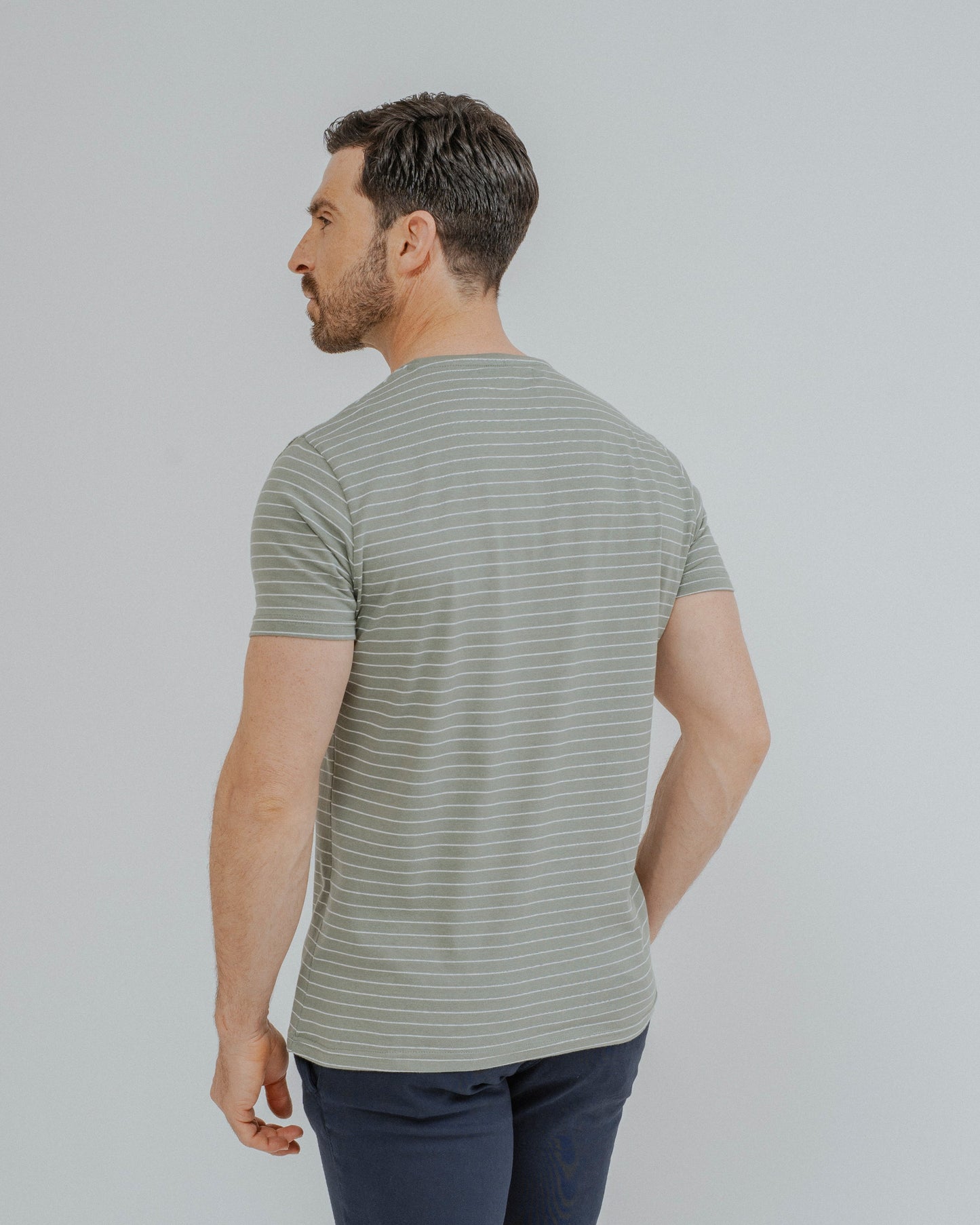 CAMISETA VERDE RAYA DIPLOMÁTICA