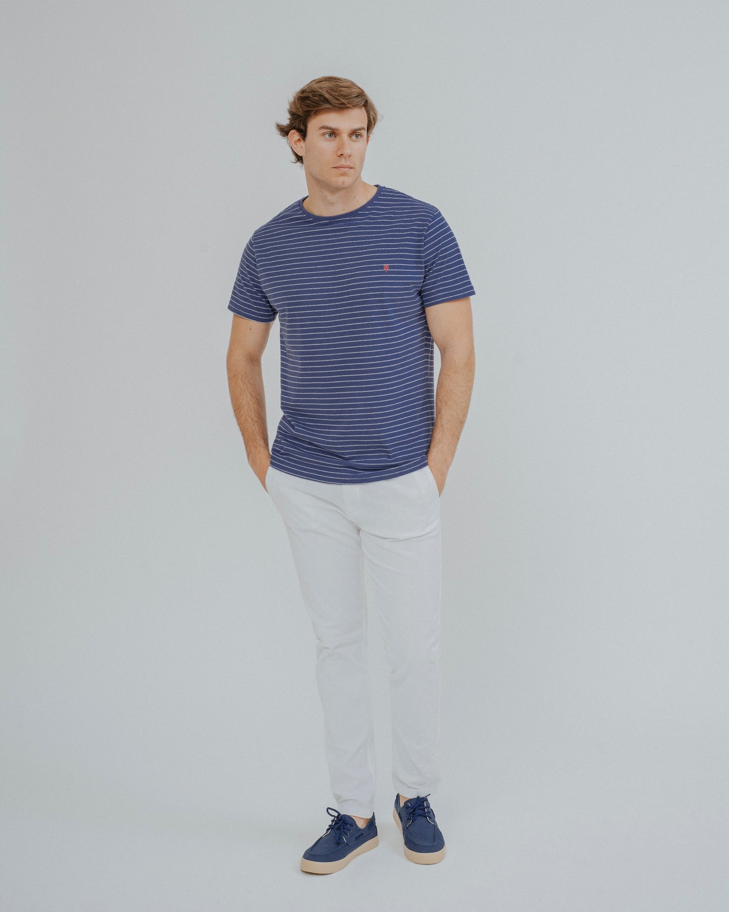 CAMISETA AZUL RAYA DIPLOMÁTICA