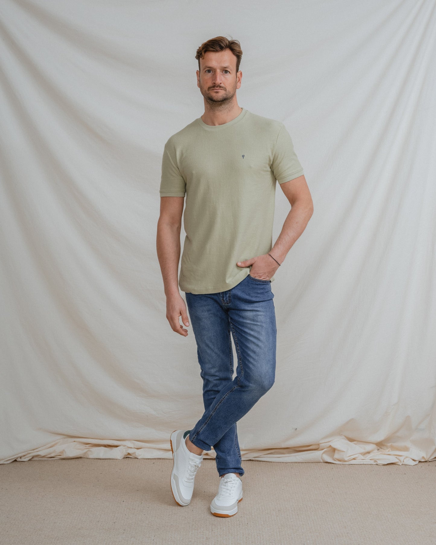 CAMISETA TEXTURA VERDE