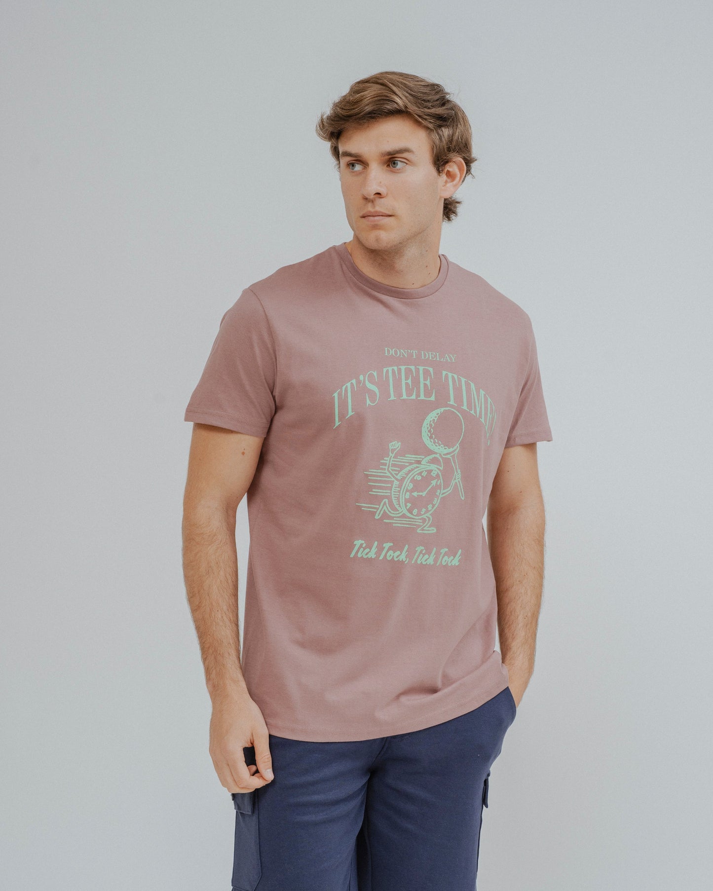 CAMISETA PRINT TIME ROSA