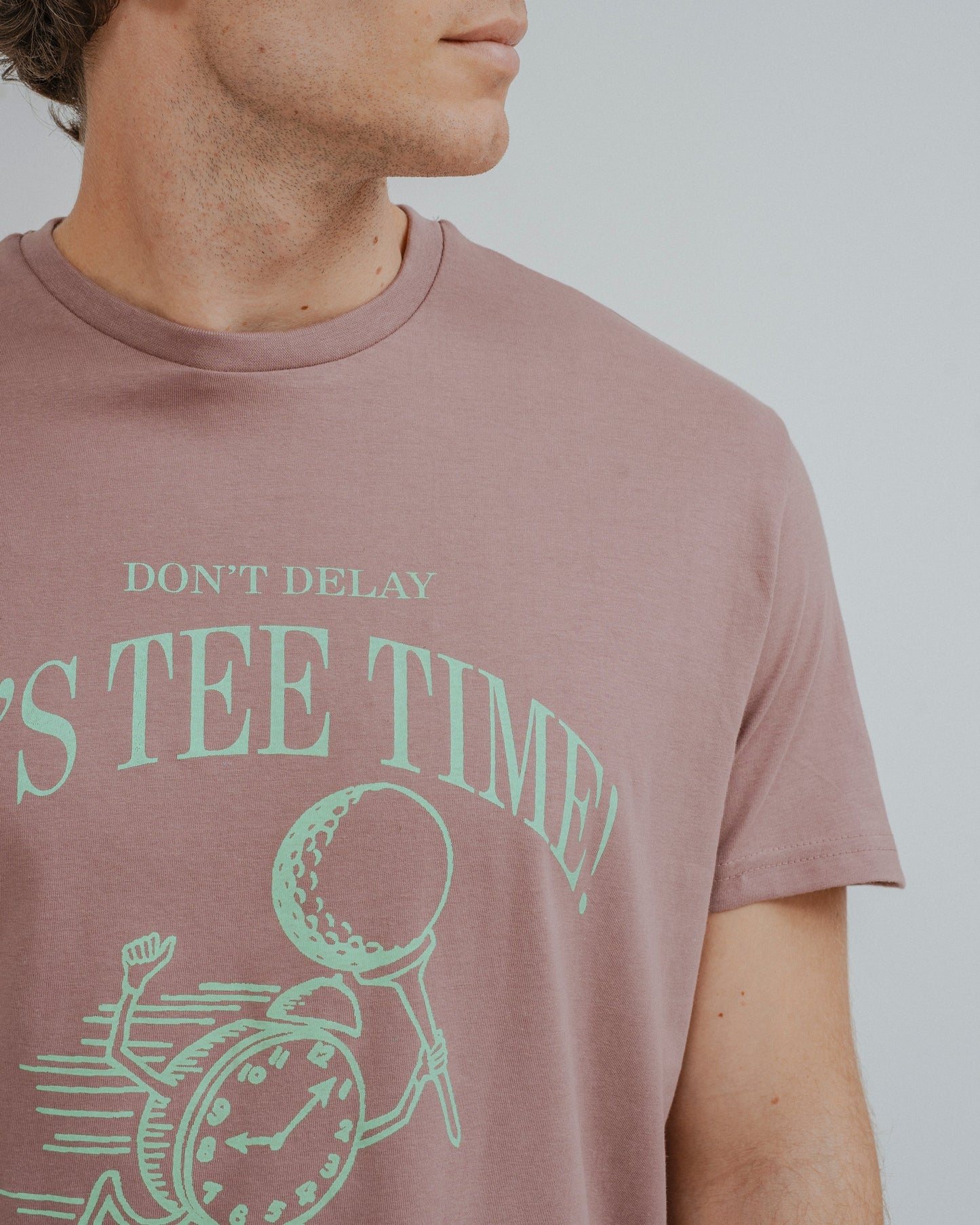 CAMISETA PRINT TIME ROSA