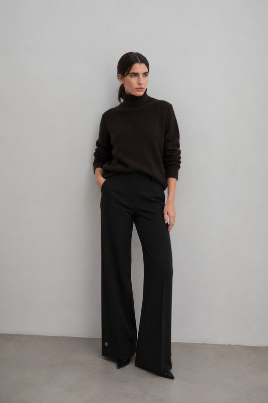 PANTALÓN BOTÓN PLATEADO