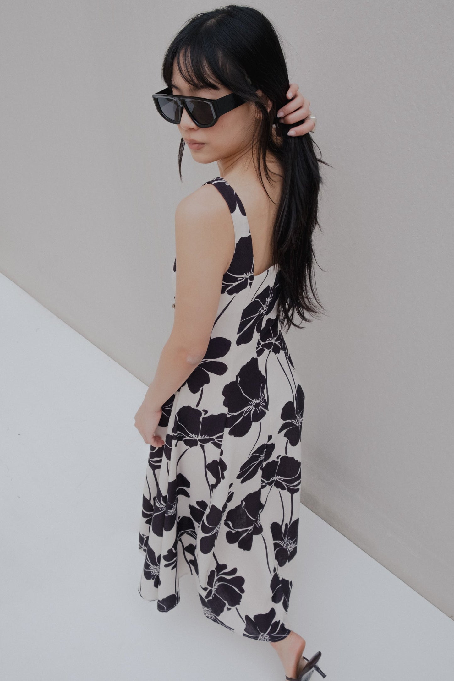 VESTIDO MIDI ESTAMPADO
