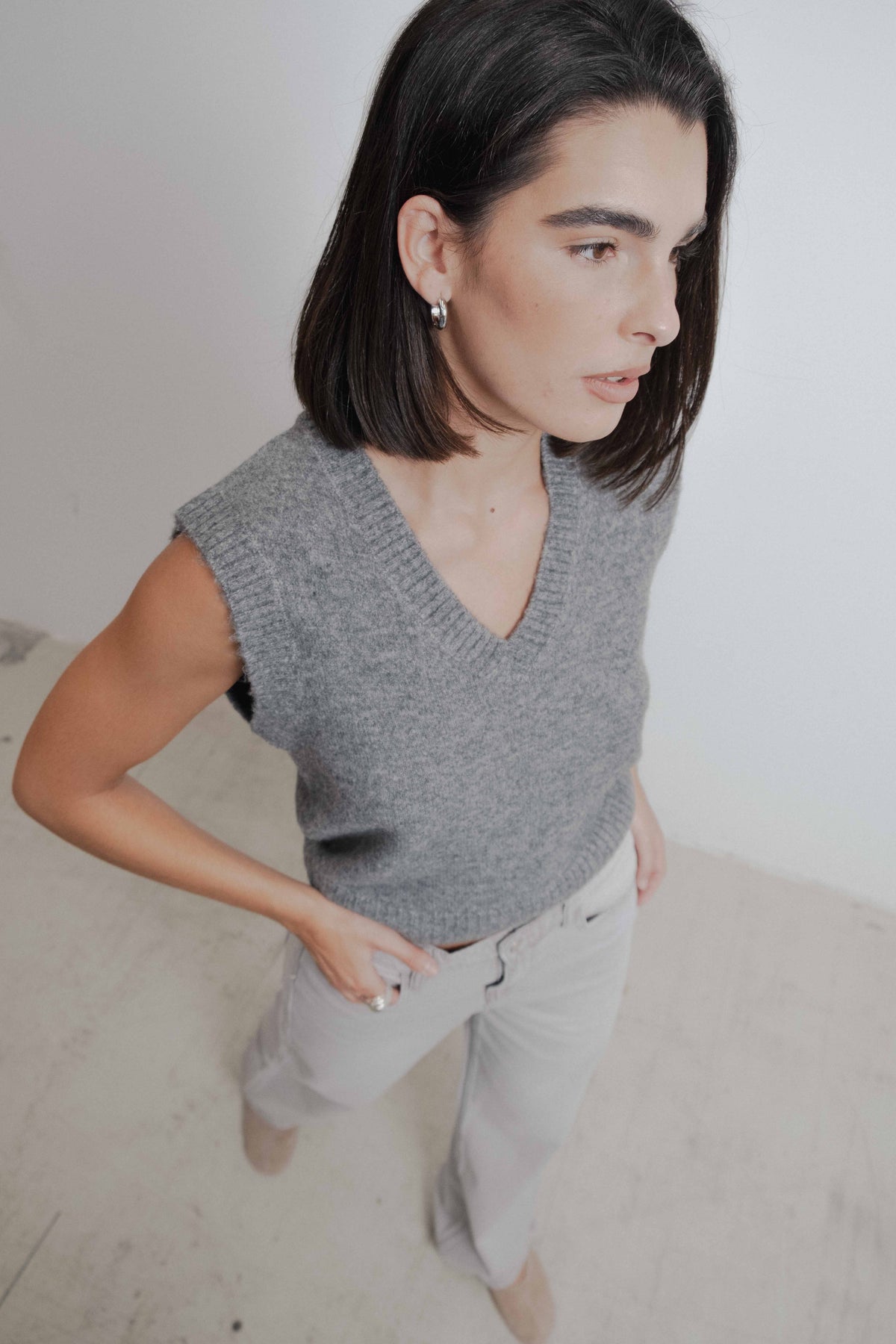JEANS WIDE LEG TIRO MEDIO FULL LENGTH