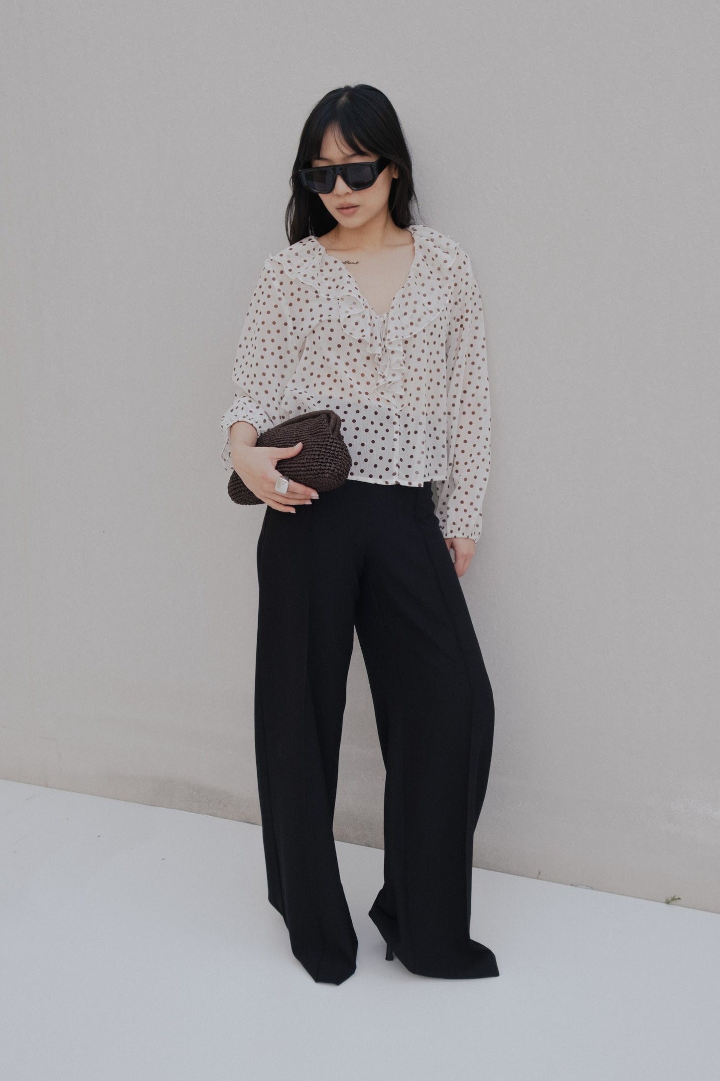 BLUSA VOLANTES LUNARES