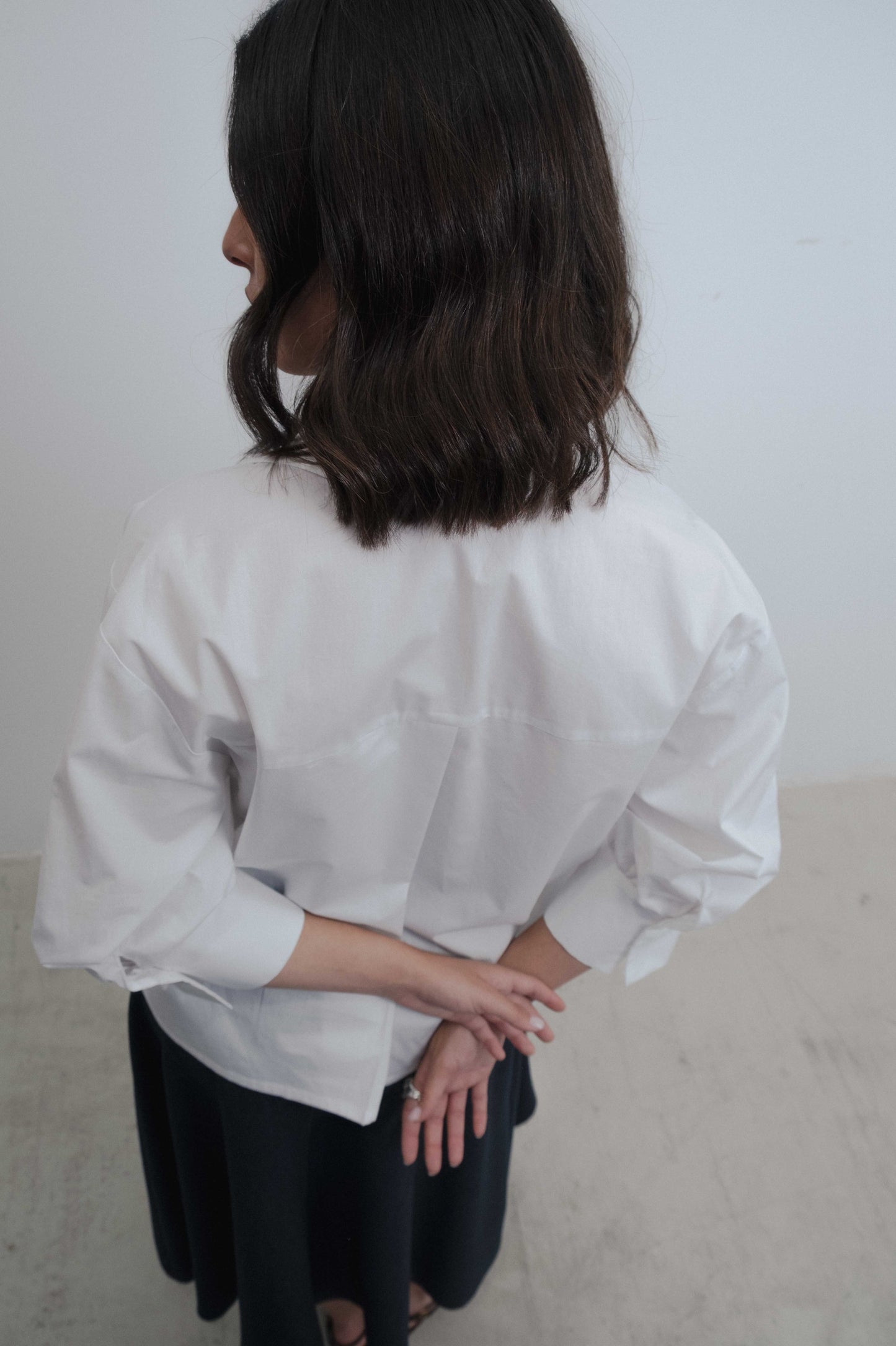 CAMISA MANGA ABULLONADA